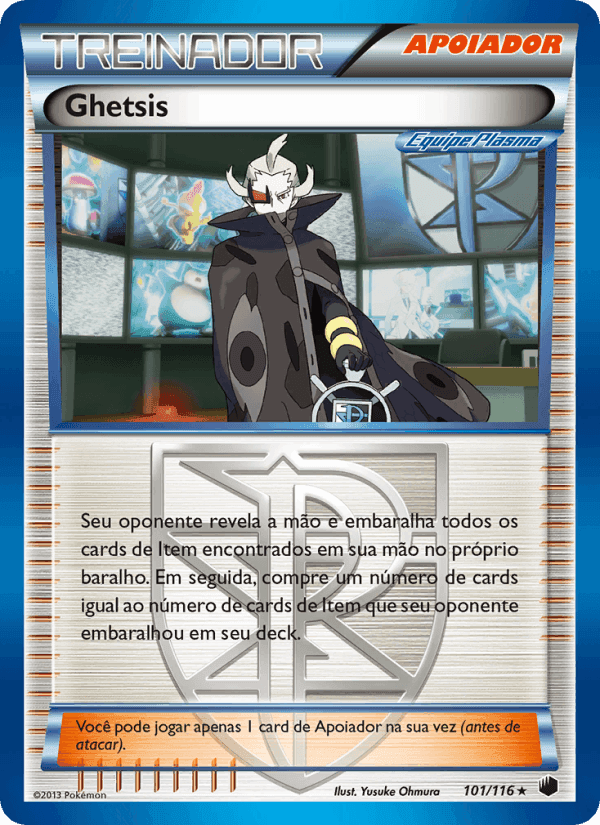 Ghetsis, carta 101 di Congelamento de Plasma