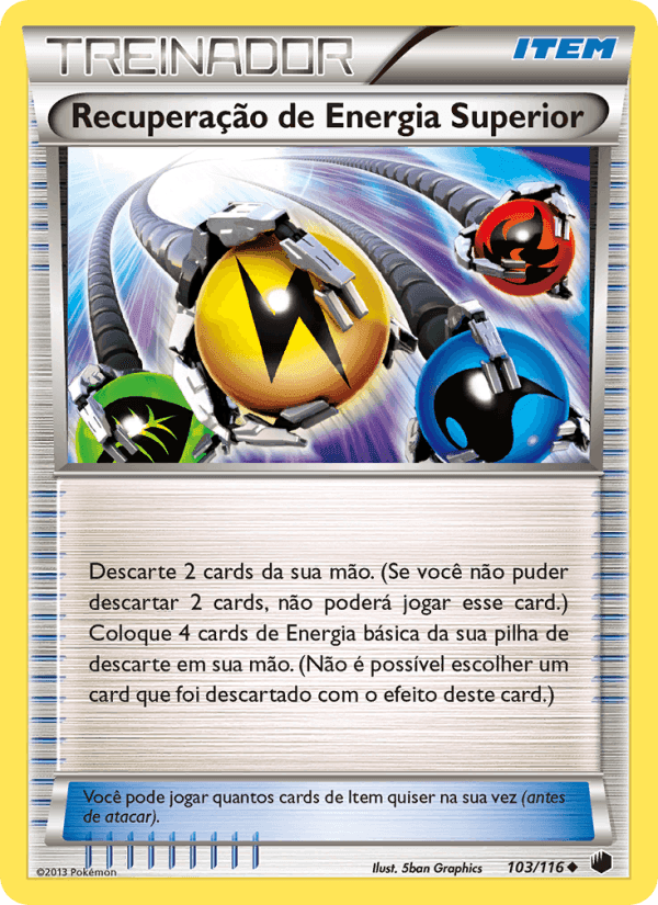 Recuperação de Energia Superior, card 103 from Congelamento de Plasma