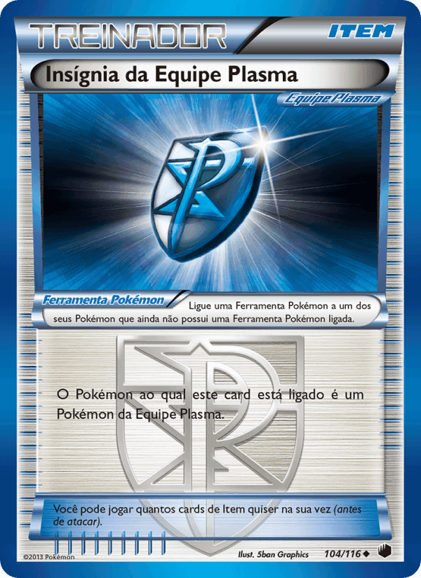 Insígnia da Equipe Plasma, carta 104 de Congelamento de Plasma