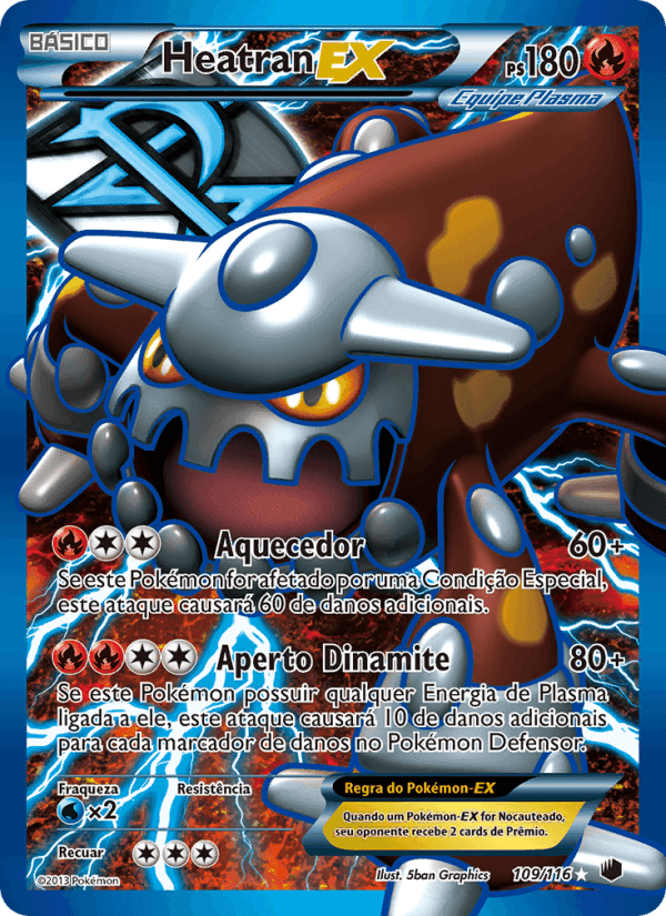 Heatran-EX, card 109 from Congelamento de Plasma