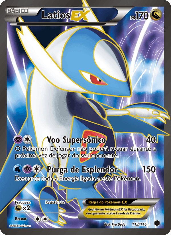 Latios-EX, carta 113 de Congelamento de Plasma
