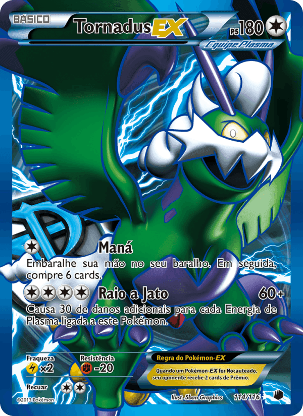 Tornadus-EX, carta 114 de Congelamento de Plasma
