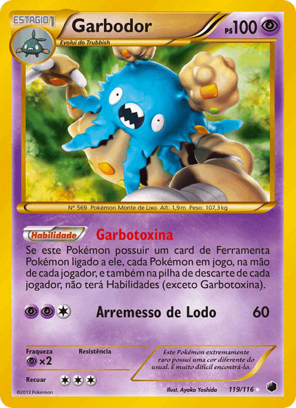 Garbodor, carta 119 di Congelamento de Plasma
