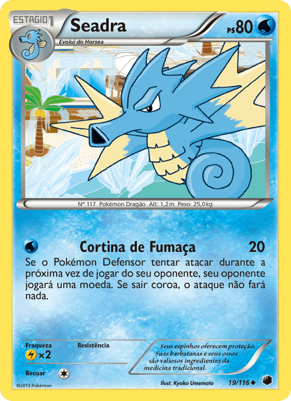 Seadra, carte 19 de Congelamento de Plasma