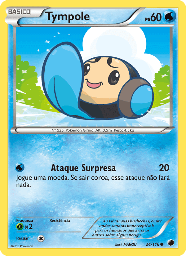 Tympole, carte 24 de Congelamento de Plasma