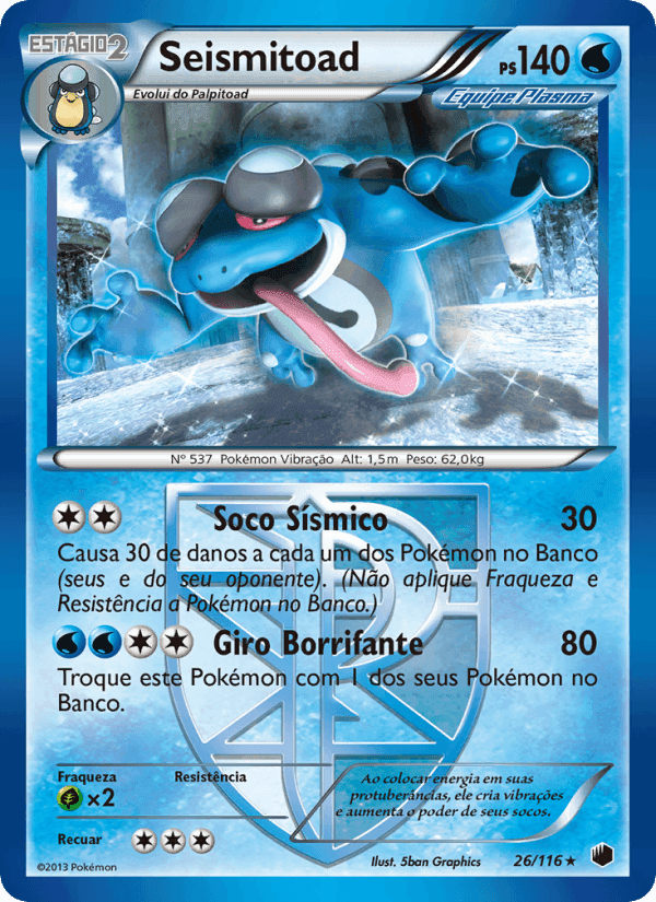 Seismitoad, carte 26 de Congelamento de Plasma