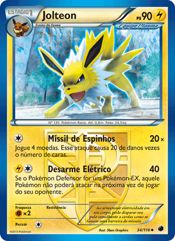 Congelamento de Plasma の 34 番、Jolteon