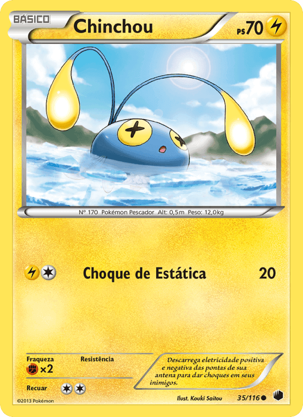 Chinchou, carta 35 de Congelamento de Plasma