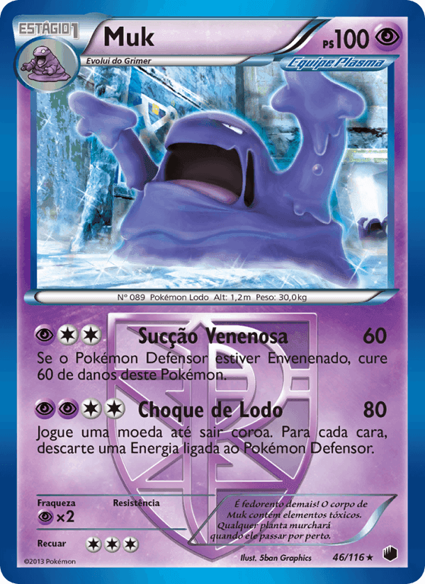 Muk, carta 46 de Congelamento de Plasma