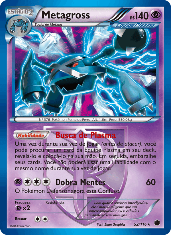 Metagross, carta 52 de Congelamento de Plasma