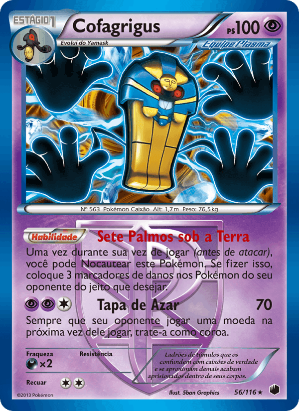 Cofagrigus, carte 56 de Congelamento de Plasma