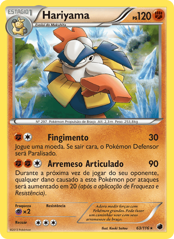 Hariyama, carta 63 de Congelamento de Plasma