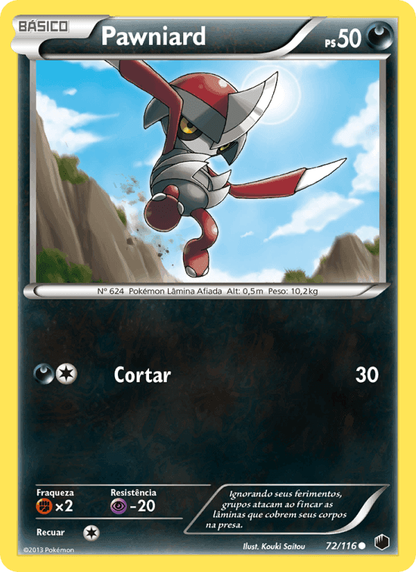 Pawniard, carta 72 de Congelamento de Plasma