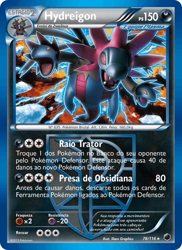 Hydreigon, carta 78 di Congelamento de Plasma