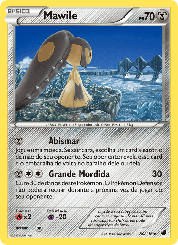 Mawile, carta 80 de Congelamento de Plasma