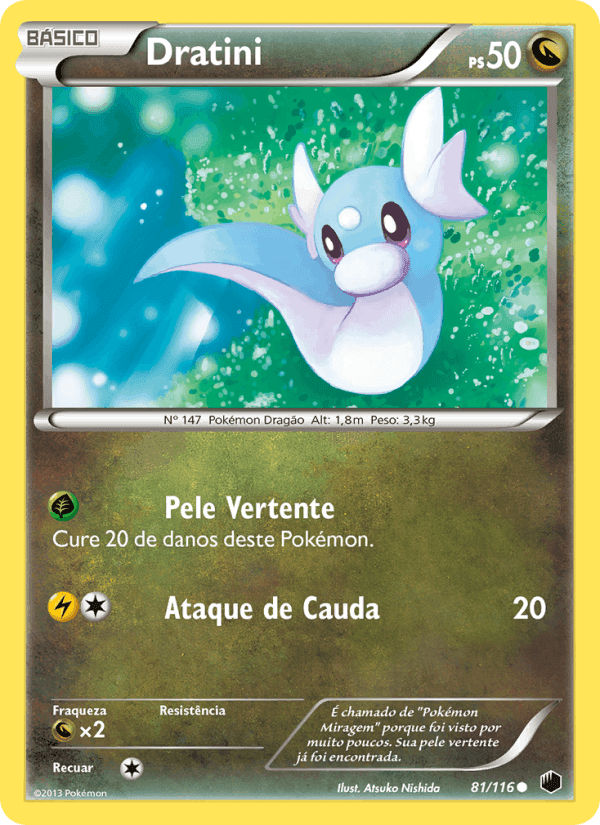 Dratini, card 81 from Congelamento de Plasma