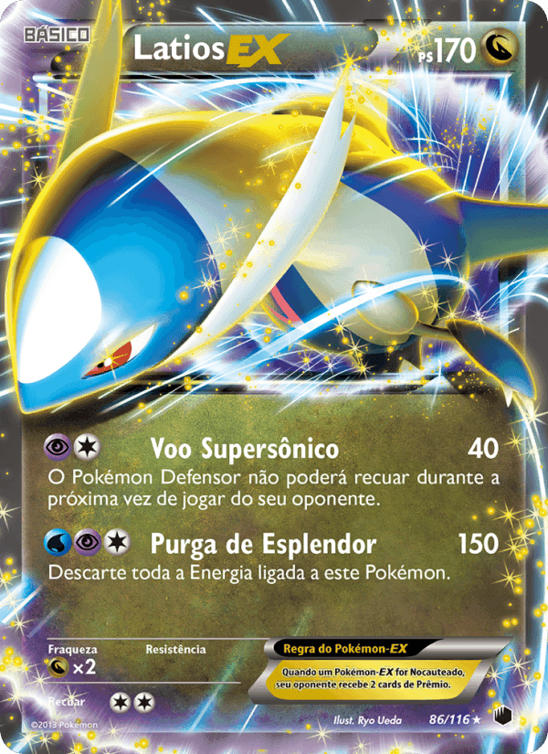 Latios-EX, carta 86 de Congelamento de Plasma