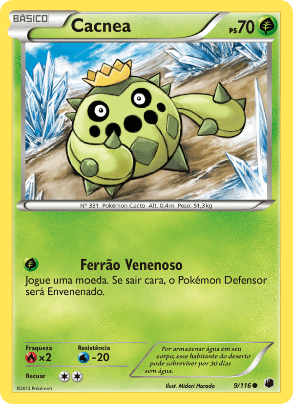 Cacnea, carte 9 de Congelamento de Plasma