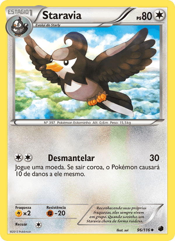 Staravia, card 96 from Congelamento de Plasma