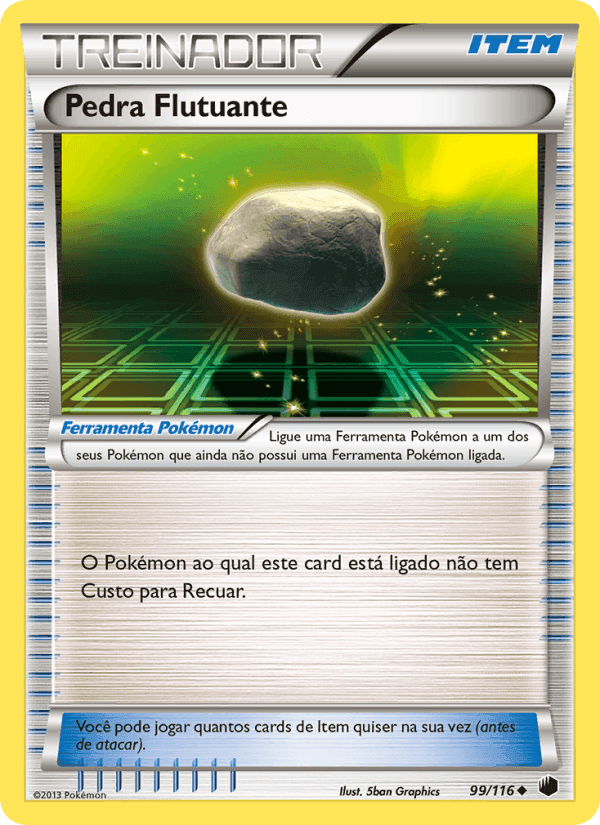 Pedra Flutuante, carta 99 de Congelamento de Plasma