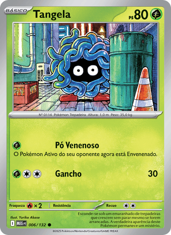 Tangela, carta 006 de Megaevolução