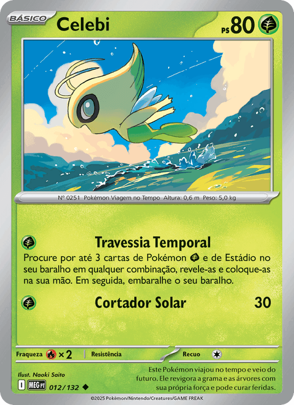 Celebi, carta 012 di Megaevolução