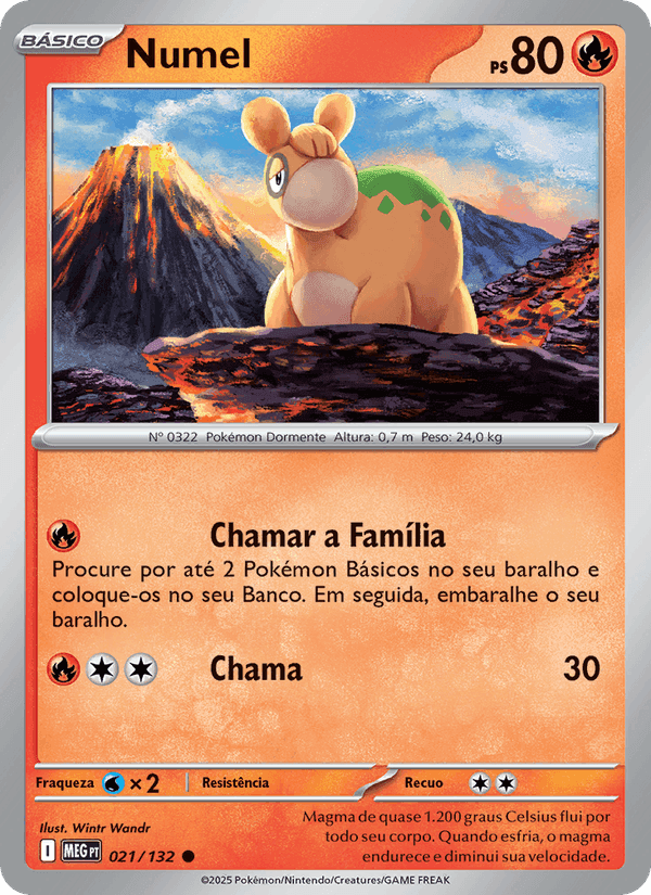 Numel, carta 021 de Megaevolução
