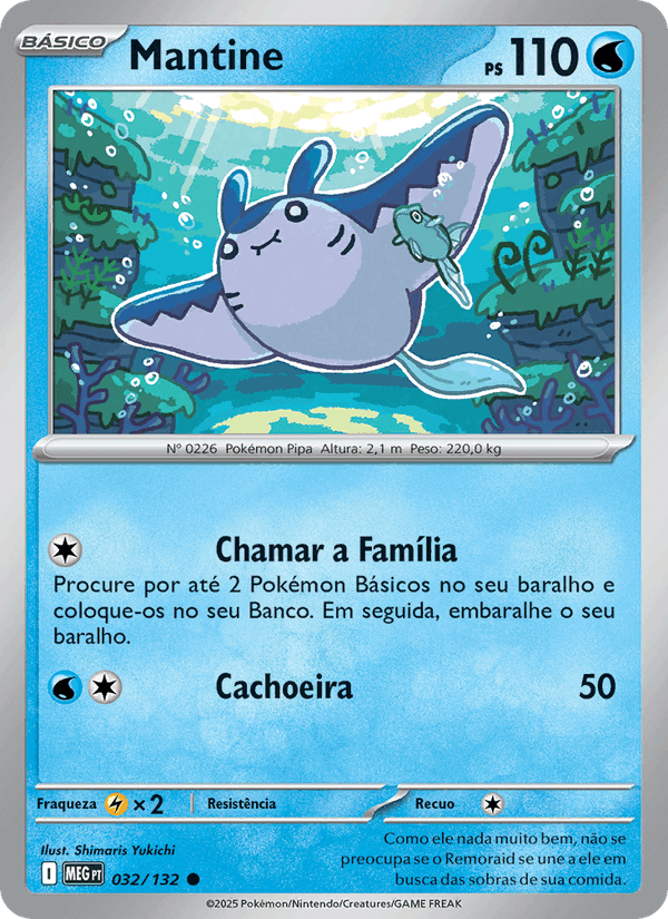 Mantine, carta 032 de Megaevolução
