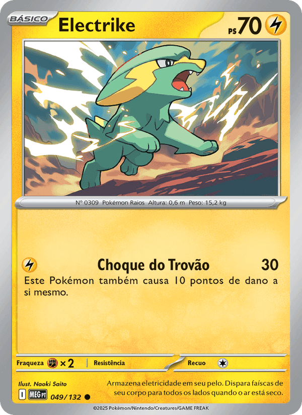 Electrike, carta 049 di Megaevolução