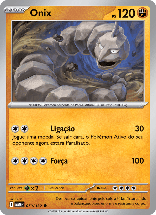 Onix, card 070 from Megaevolução