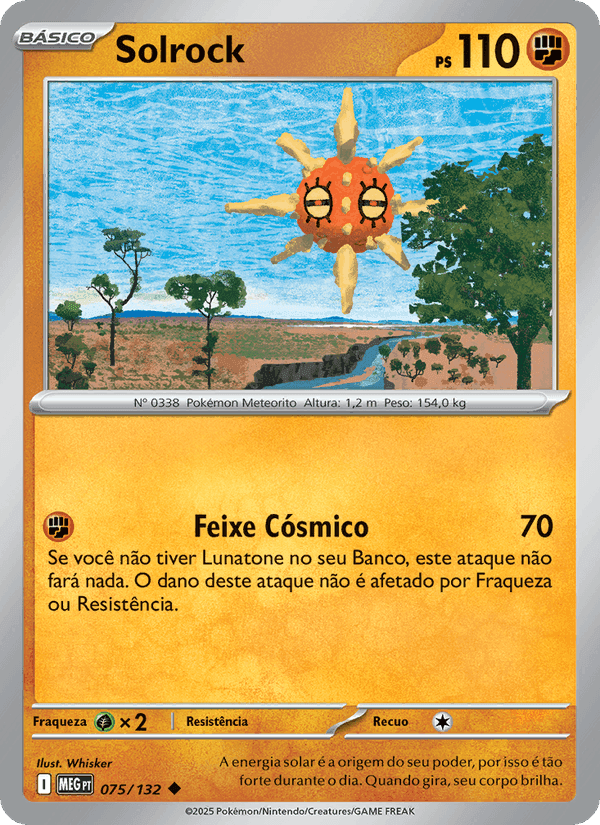 Solrock, carta 075 di Megaevolução