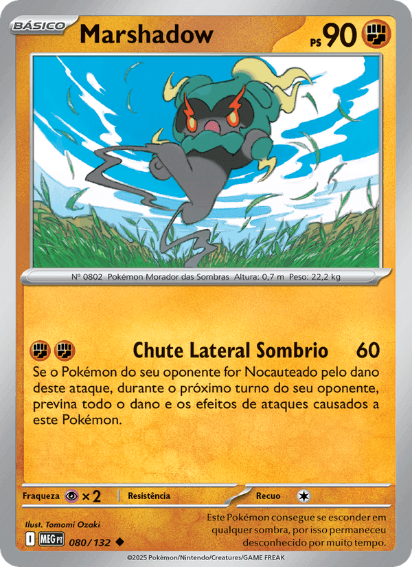 Marshadow, carta 080 de Megaevolução