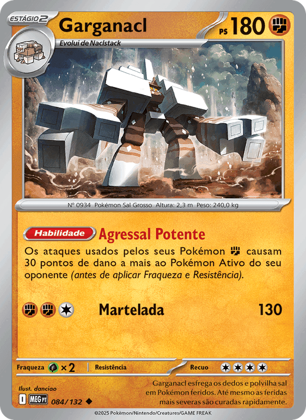 Garganacl, carta 084 di Megaevolução