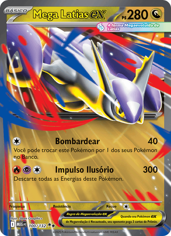 Mega Latias ex, carta 100 de Megaevolução