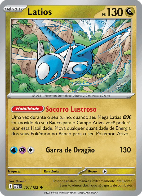 Megaevolução の 101 番、Latios
