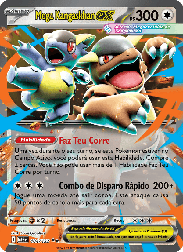 Mega Kangaskhan ex, carta 104 de Megaevolução