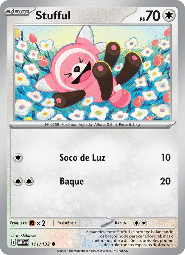 Stufful, carta 111 de Megaevolução