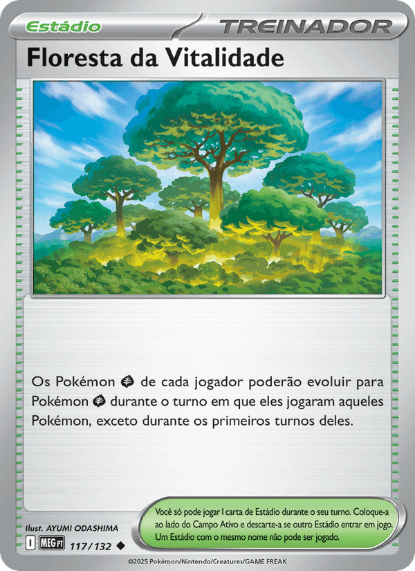 Floresta da Vitalidade, carta 117 de Megaevolução