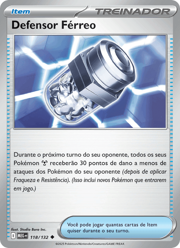 Defensor Férreo, card 118 from Megaevolução