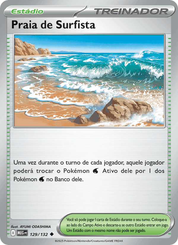 Praia de Surfista, card 129 from Megaevolução