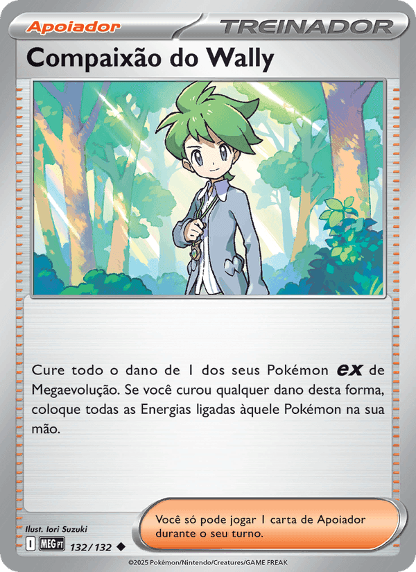 Compaixão do Wally, carta 132 de Megaevolução