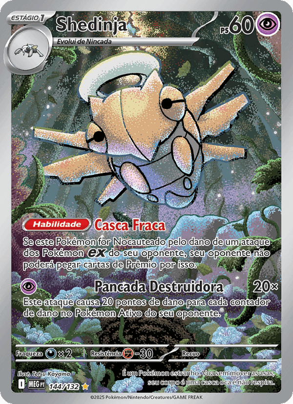 Shedinja, carta 144 di Megaevolução