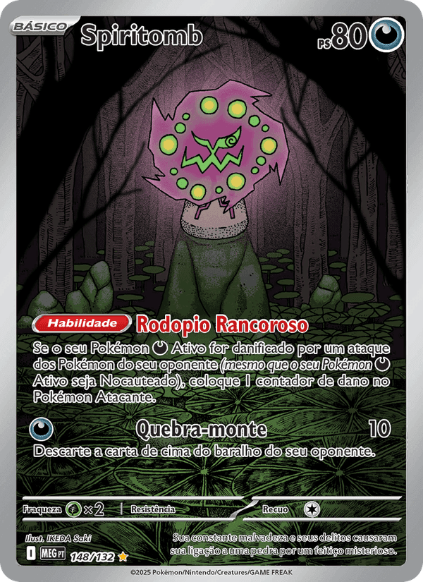 Spiritomb, card 148 from Megaevolução
