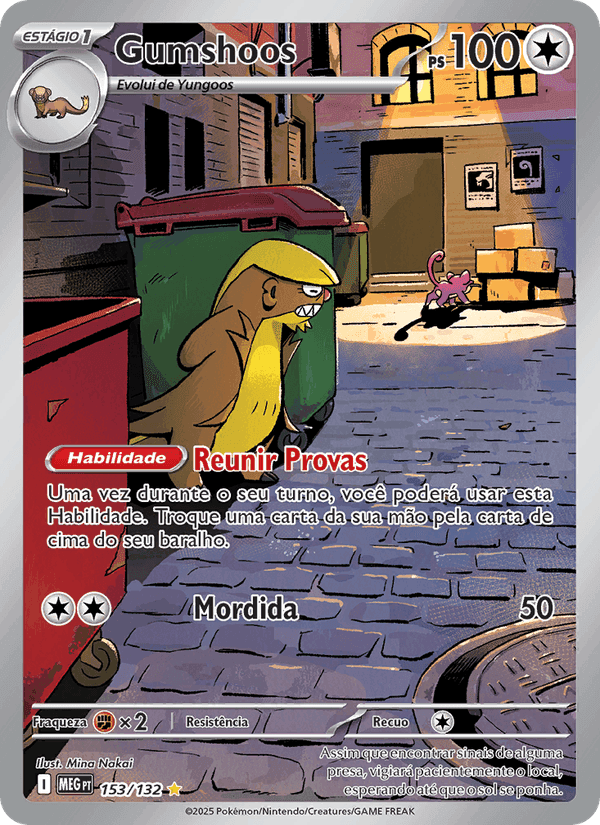 Gumshoos, carta 153 de Megaevolução
