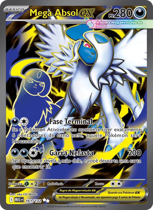 Mega Absol ex, carta 161 de Megaevolução