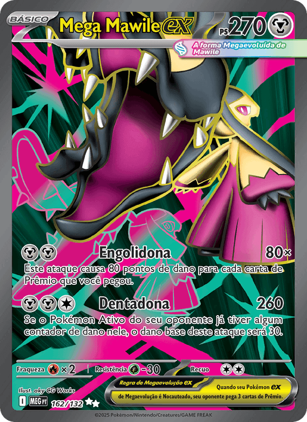 Mega Mawile ex, carta 162 de Megaevolução