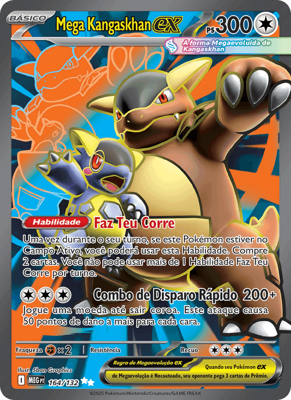 Mega Kangaskhan ex, carta 164 de Megaevolução