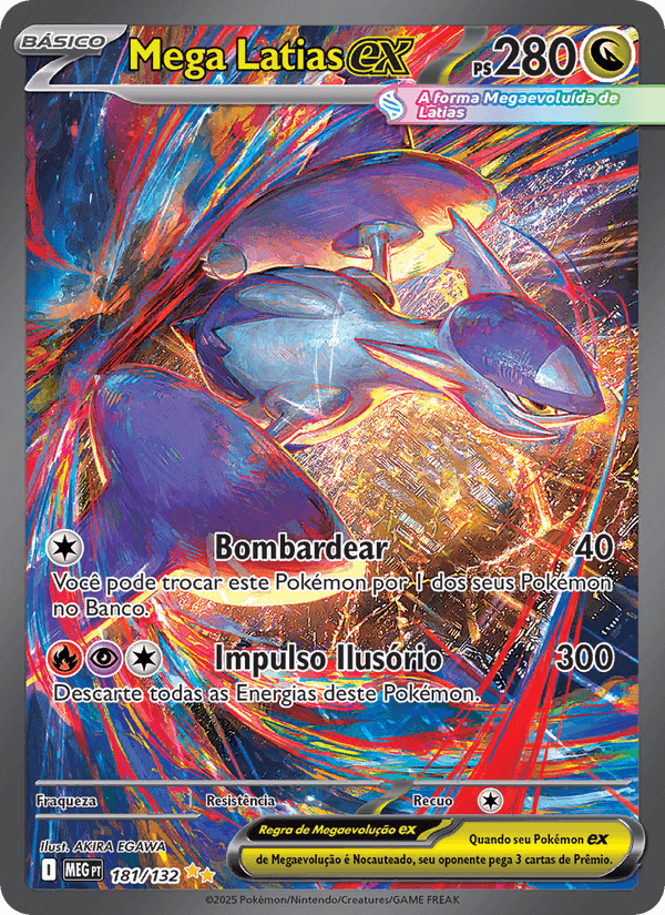 Mega Latias ex, card 181 from Megaevolução