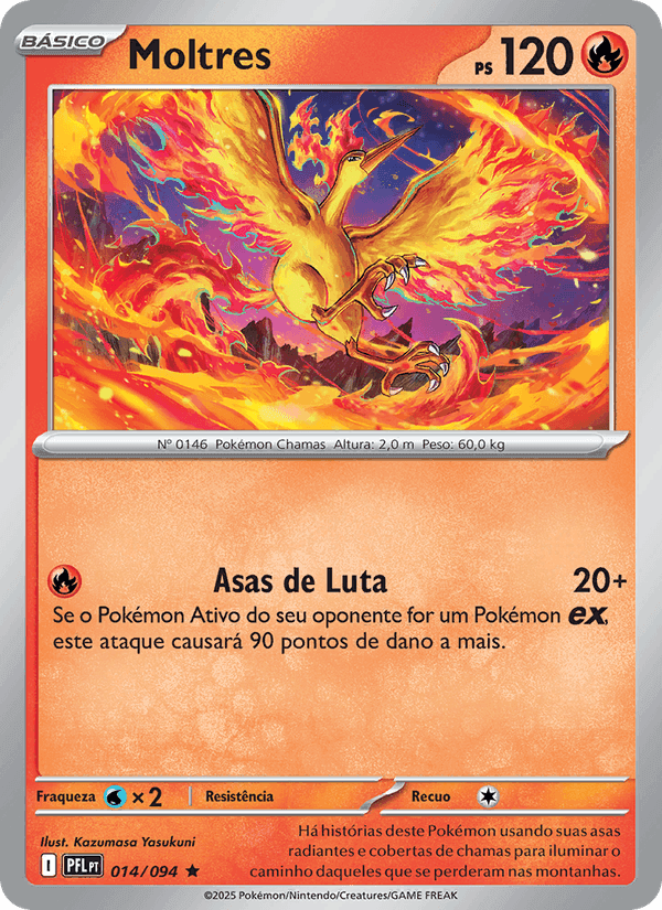 Moltres, carta 014 di Fogo Fantasmagórico