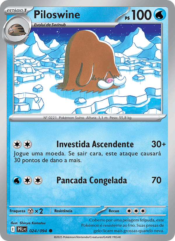 Piloswine, carta 024 de Fogo Fantasmagórico
